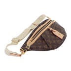 Louis Vuitton High Rise Monogram Belt Bag Brown Gold — view 4
