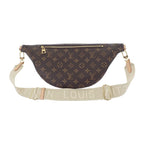 Louis Vuitton High Rise Monogram Belt Bag Brown Gold — view 3
