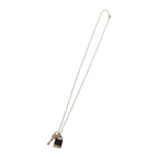 Hermes Amulet Padlock PM Necklace Metal Buffalo Horn Gold SA — view 2