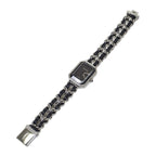 Chanel Premier Iconic Chain L Watch Stainless Steel Leather Quartz Black Dial — view 4