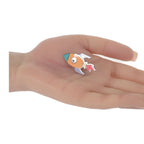 Hermes Space Badge Brooch Metal Multi Orange — view 6