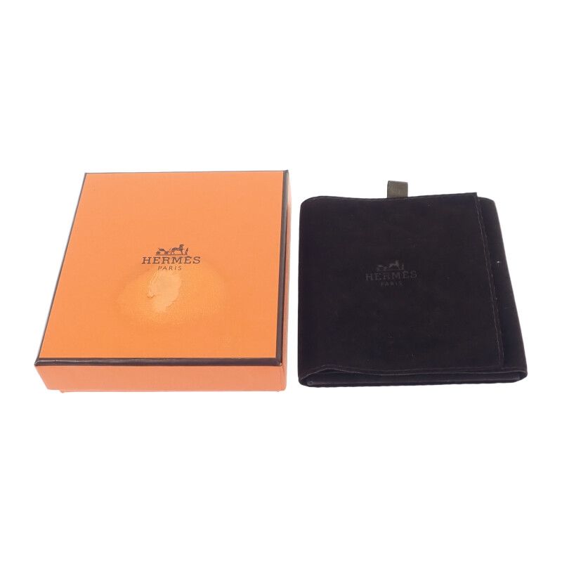 Hermes Amulet Padlock PM Necklace Metal Buffalo Horn Gold Black — view 9