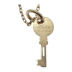 Hermes Amulet Padlock PM Necklace Metal Buffalo Horn Gold Black — view 7