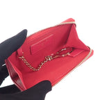 Chanel Quilted Key Ring Coin Case Lambskin Pink Gold — view 5