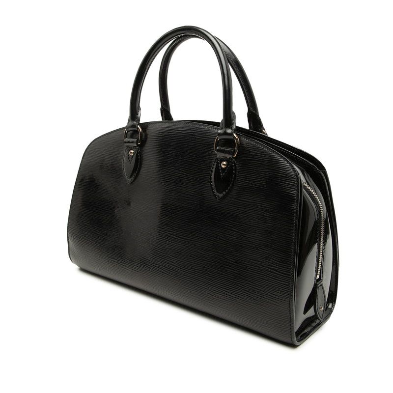 Louis Vuitton Epi Electric Pont Neuf PM Handbag Noir Black Patent Leather — view 2