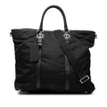 Prada 2-Way Shoulder Bag Black Nylon Leather