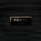 Prada 2-Way Shoulder Bag Black Nylon Leather — view 5