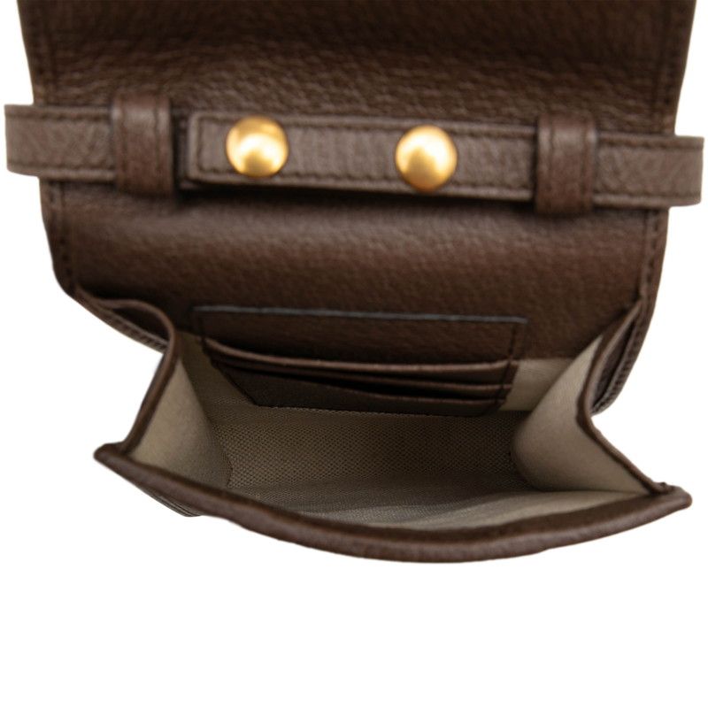 Gucci GG Supreme Ophidia Crossbody Shoulder Bag Beige Brown Leather — view 4
