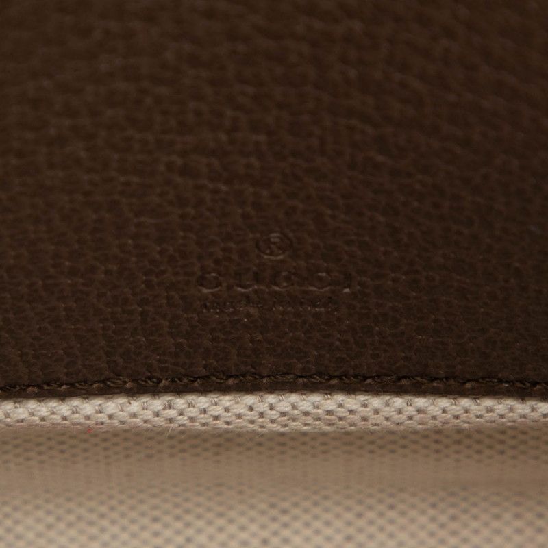 Gucci GG Supreme Ophidia Crossbody Shoulder Bag Beige Brown Leather — view 5