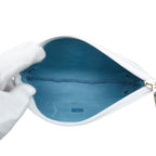 Loewe Anagram Pouch Blue Suede — view 6