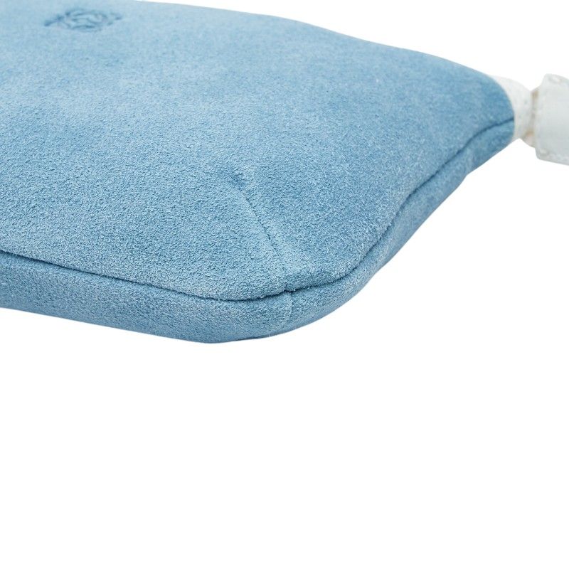 Loewe Anagram Pouch Blue Suede — view 4