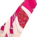 Hermes Twilly Festival Des Amazones Amazon Scarf Pink Silk — view 2