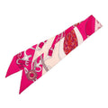 Hermes Twilly Festival Des Amazones Amazon Scarf Pink Silk