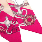 Hermes Twilly Festival Des Amazones Amazon Scarf Pink Silk — view 3