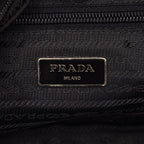 Prada Shoulder Bag Black Nylon Leather — view 5