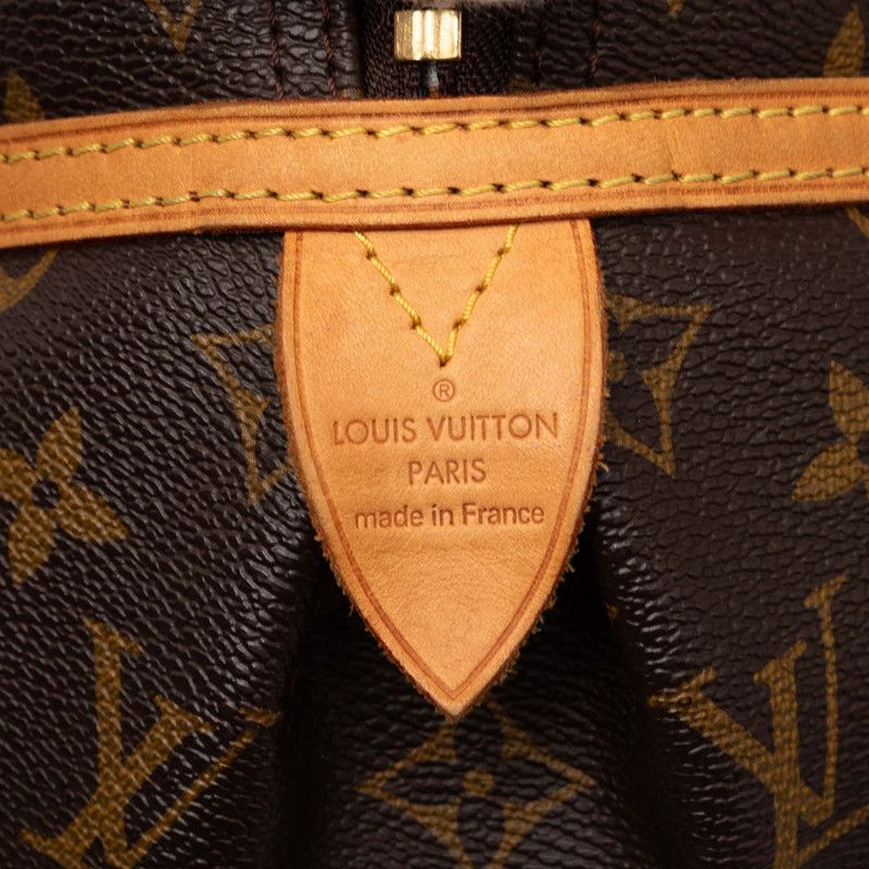 Louis Vuitton Monogram Montorgueil PM Handbag Brown Leather — view 5