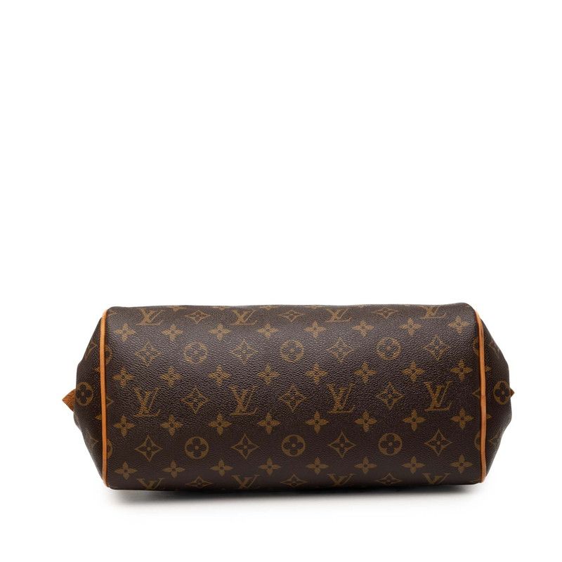 Louis Vuitton Monogram Montorgueil PM Handbag Brown Leather — view 3