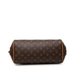 Louis Vuitton Monogram Montorgueil PM Handbag Brown Leather — view 3