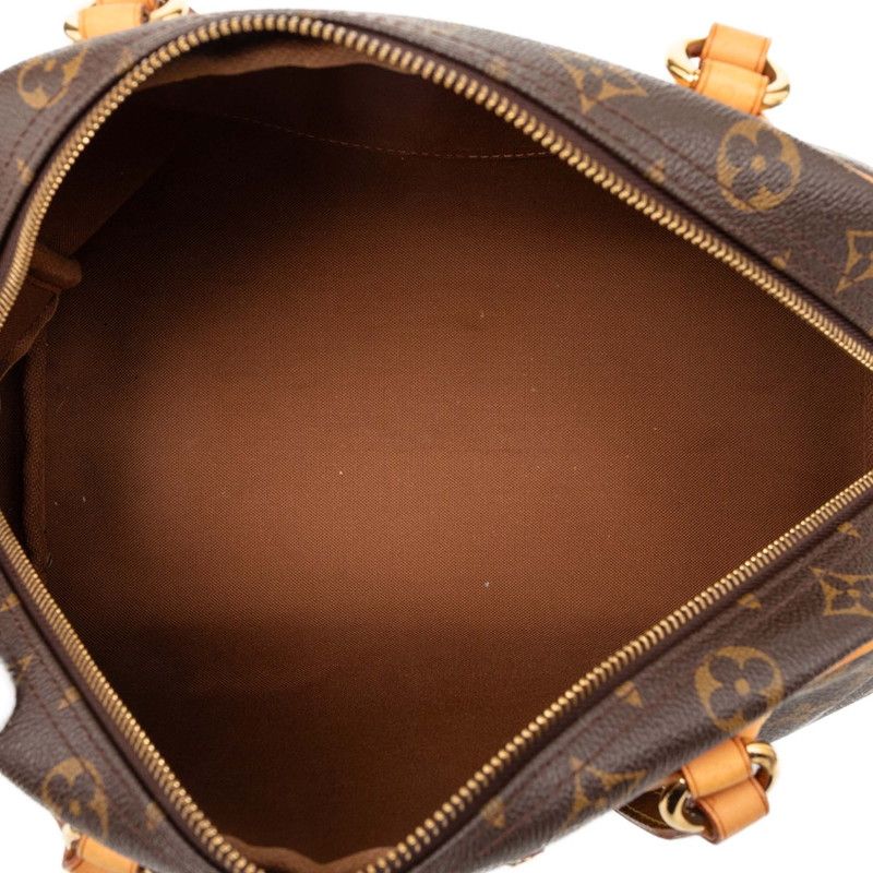 Louis Vuitton Monogram Montorgueil PM Handbag Brown Leather — view 4
