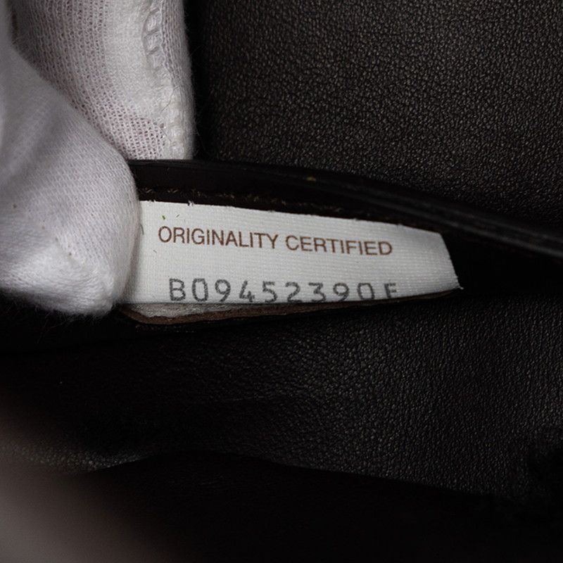 Bottega Veneta Maxi Intrecciato Arco Tote Dark Brown Shearling Leather — view 6