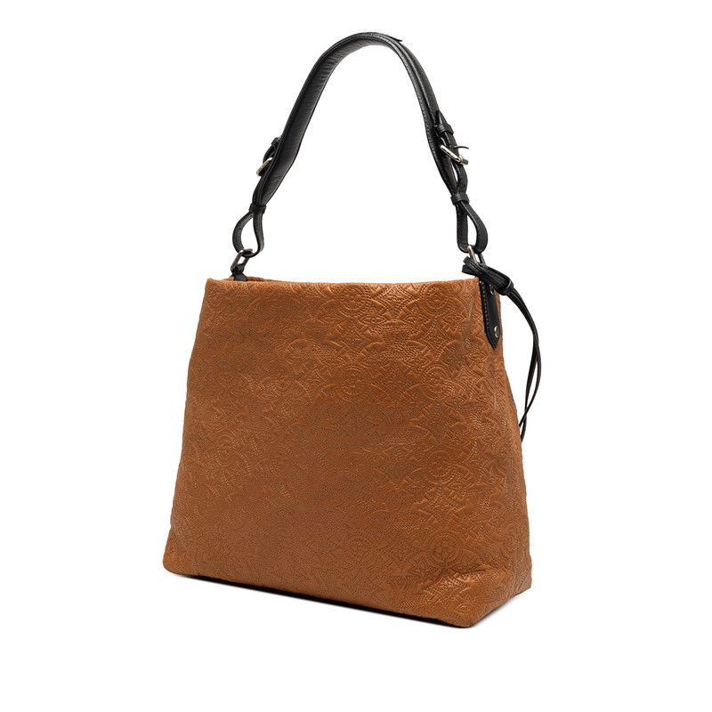 Louis Vuitton Monogram Antia Hobo PM Shoulder Bag Brown Leather — view 2