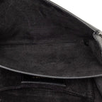 Saint Laurent Line Chain Shoulder Bag Black Leather — view 4