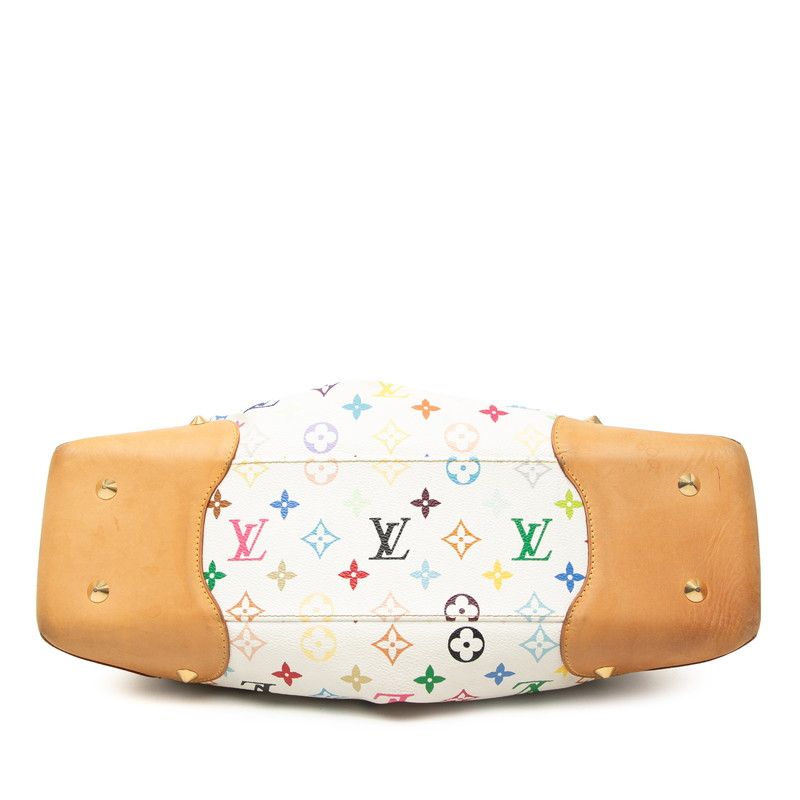 Louis Vuitton Monogram Multicolor Judy GM Chain Shoulder Bag 2-Way Blanc White — view 3