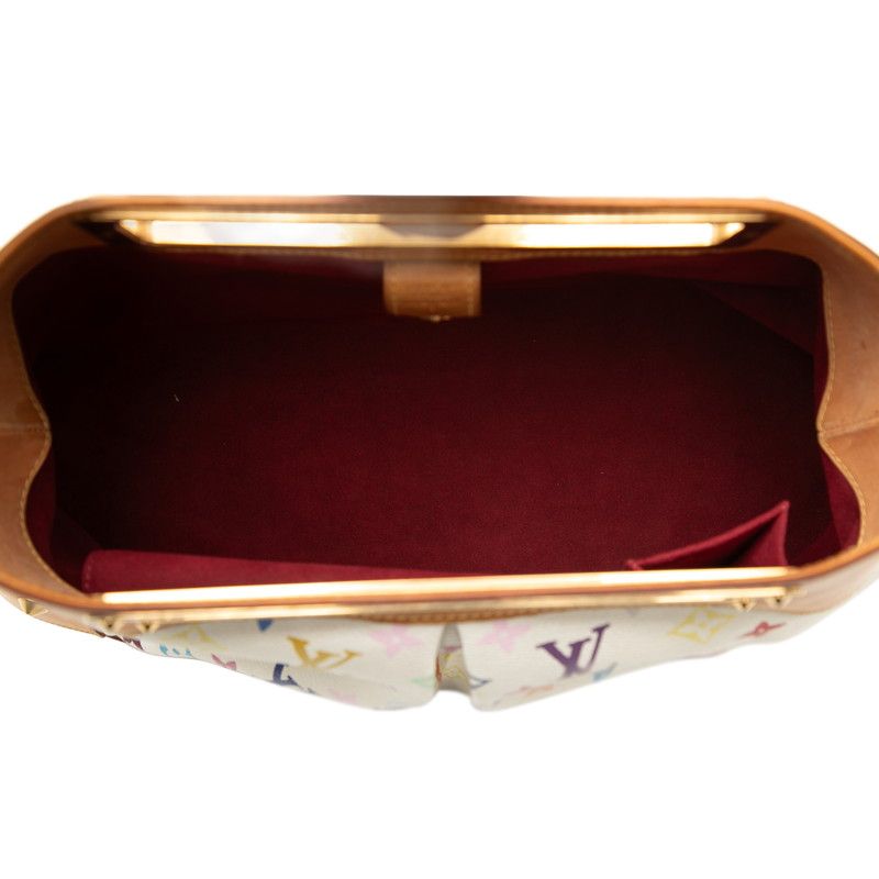 Louis Vuitton Monogram Multicolor Judy GM Chain Shoulder Bag 2-Way Blanc White — view 4