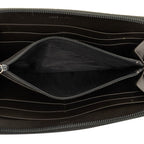 Prada Tessuto Wallet Zip Around Dark Green Nylon — view 4