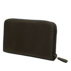 Prada Tessuto Wallet Zip Around Dark Green Nylon — view 2