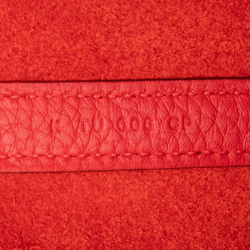 Hermes Picotin Lock PM Handbag Red Silver Taurillon Clemence — view 6