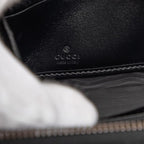 Gucci GG Marmont Zip Around Wallet Black Leather — view 5