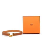 Hermes Chaine D'ancre 75 Brown Leather Belt — view 8