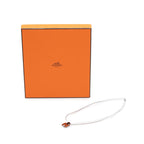 Hermes Irene Chain Pendant Black Metal Silver — view 7
