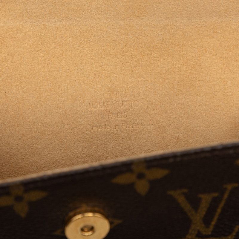 Louis Vuitton Monogram Pochette Florentine Belt Bag Brown Leather — view 8
