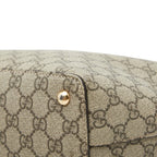 Gucci GG Supreme Tote Beige Red Pink Leather — view 4