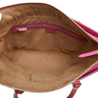 Gucci GG Supreme Tote Beige Red Pink Leather — view 8