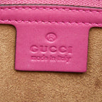 Gucci GG Supreme Tote Beige Red Pink Leather — view 9