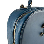 Chanel Shoulder Bag Navy — view 6