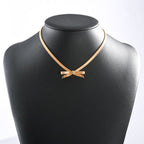 Dior Necklace Ribbon Gold — view 7
