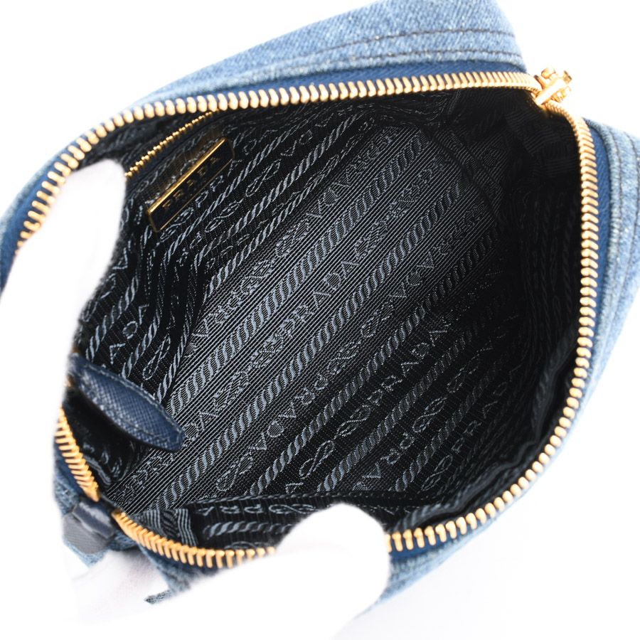 Prada Pouch Blue — view 4