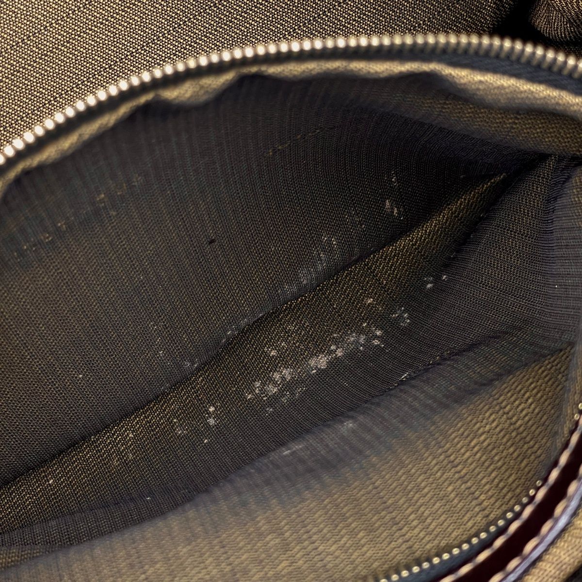 Fendi Zucca Pattern Handbag Canvas Brown — view 7