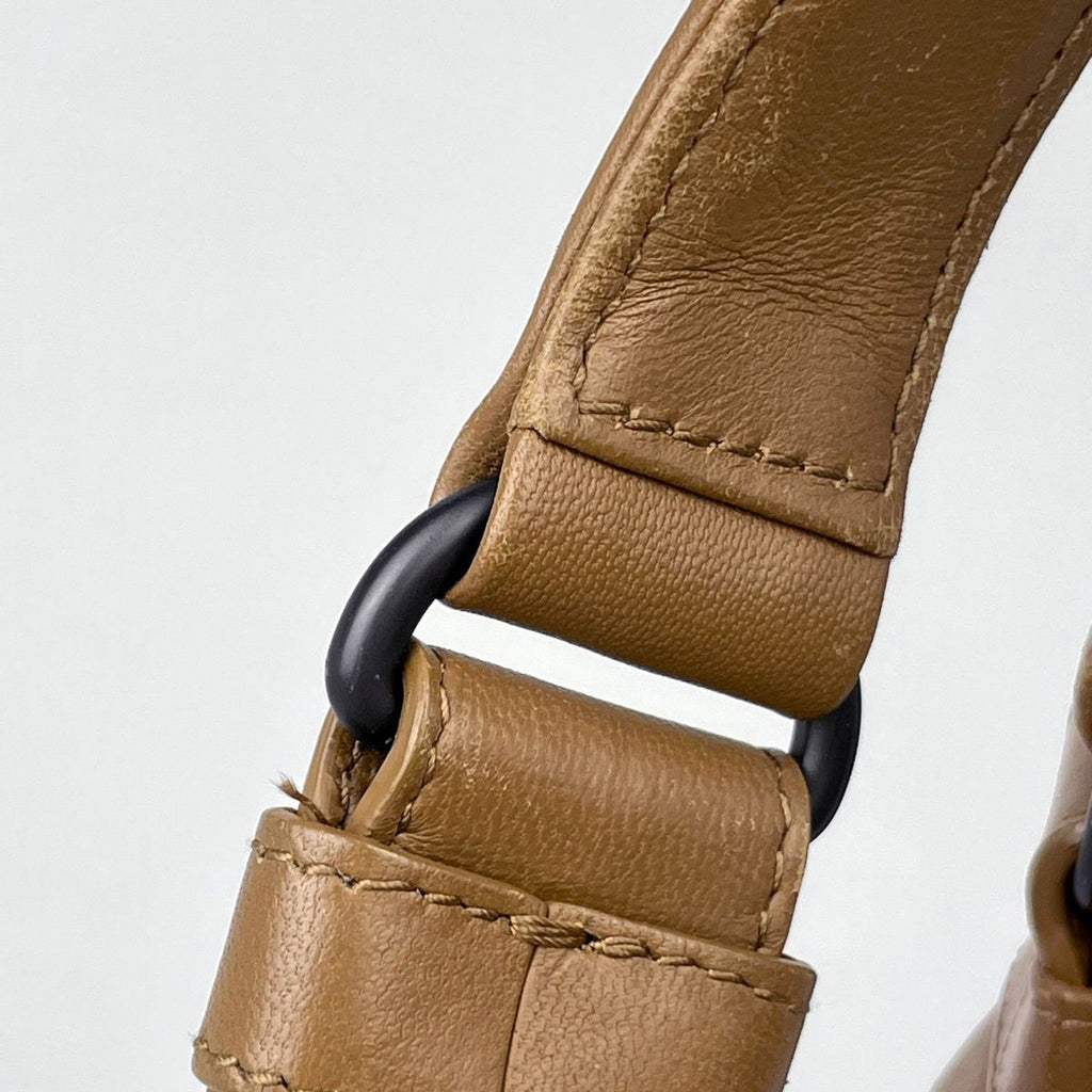 Bottega Veneta Intrecciato Shoulder Bag Leather Brown — view 5