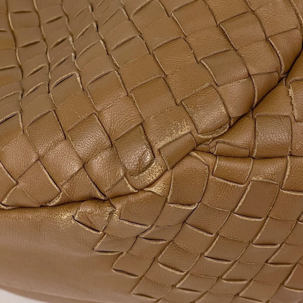 Bottega Veneta Intrecciato Shoulder Bag Leather Brown — view 3