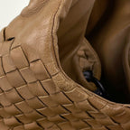 Bottega Veneta Intrecciato Shoulder Bag Leather Brown — view 4
