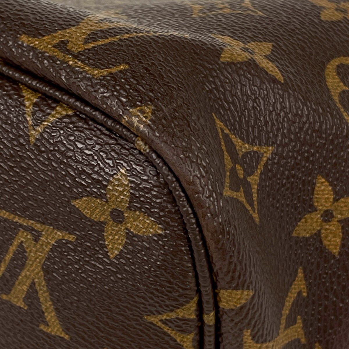 Louis Vuitton Neverfull MM Tote Monogram Brown Cerise — view 3