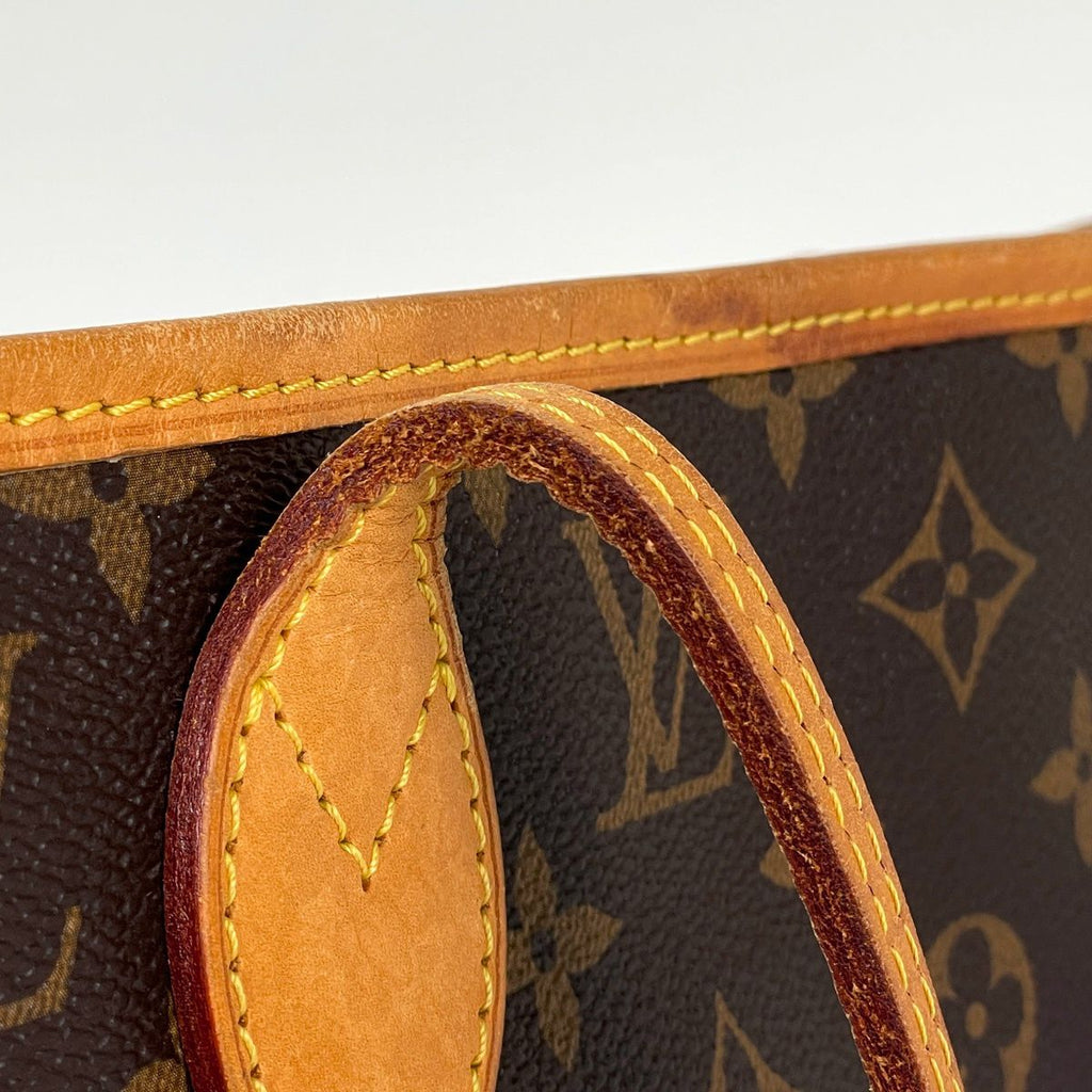 Louis Vuitton Neverfull MM Tote Monogram Brown Cerise — view 7
