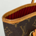 Louis Vuitton Neverfull MM Tote Monogram Brown Cerise — view 5