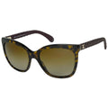 Chanel CC Logo Sunglasses Eyewear Demi Pattern Acetate Brown