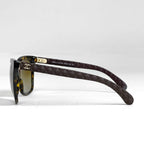 Chanel CC Logo Sunglasses Eyewear Demi Pattern Acetate Brown — view 2